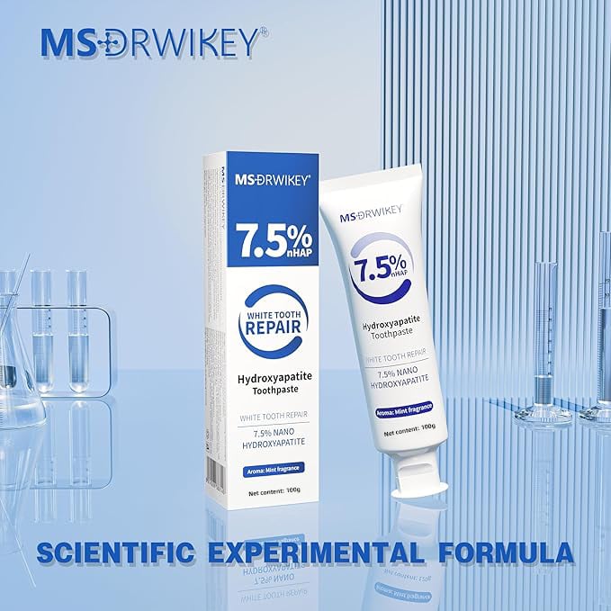 🦷Fluoride-Free Hydroxyapatite Toothpaste| Enamel Repair | Breath Freshening |Effective whitening