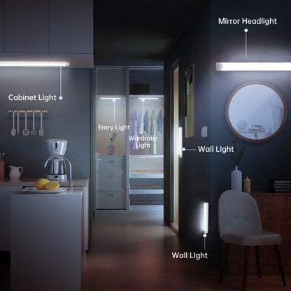 🔥2025 HOT SALE - Punch-free Smart Sensor Magnetic Rechargeable LED Lights