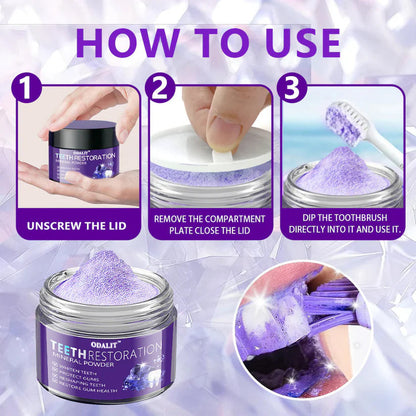 ODALIT™ TeethRestoration Mineral Powder🦷(ADA recommended) (🎁Flash Sale - Don’t Miss Out)