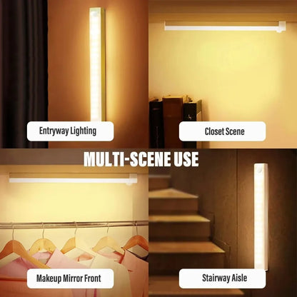 🔥2025 HOT SALE - Punch-free Smart Sensor Magnetic Rechargeable LED Lights