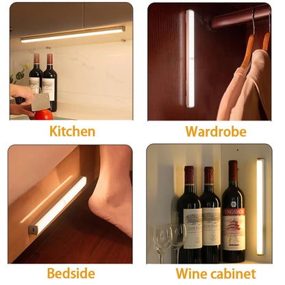 🔥2025 HOT SALE - Punch-free Smart Sensor Magnetic Rechargeable LED Lights