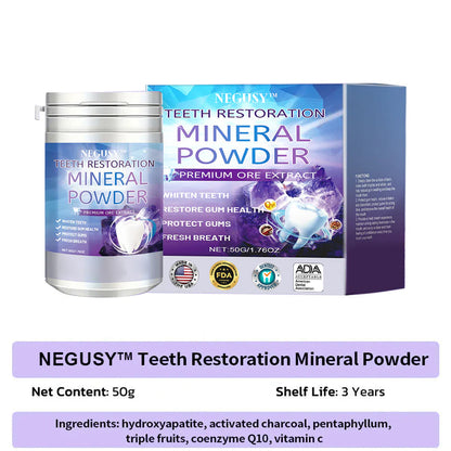 NEGUSY™ TeethRestoration Mineral Powder🦷(TGA recommended) (🎁Flash Sale - Don’t Miss Out)