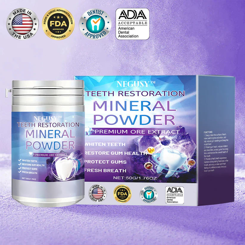 NEGUSY™ TeethRestoration Mineral Powder🦷(TGA recommended) (🎁Flash Sale - Don’t Miss Out)