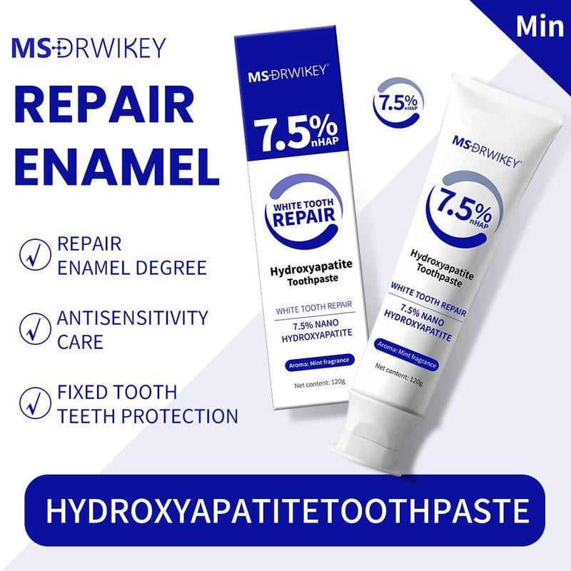 🦷Fluoride-Free Hydroxyapatite Toothpaste| Enamel Repair | Breath Freshening |Effective whitening