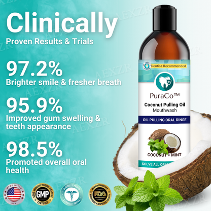 🥥Coconut Pulling Oil Mouthwash🦷
