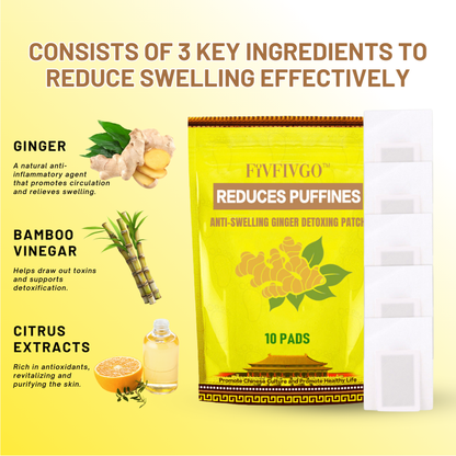 Fivfivgo™ Anti-Swelling Ginger Detoxing Patch