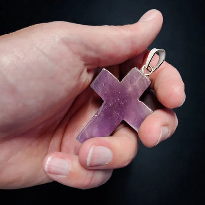 ✝️100% Handmade Crystal Cross Healing Heart (Paul Smith 𝐇𝐚𝐧𝐝𝐦𝐚𝐝𝐞®)