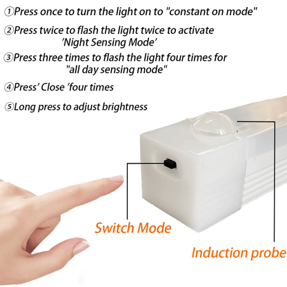 🔥2025 HOT SALE - Punch-free Smart Sensor Magnetic Rechargeable LED Lights
