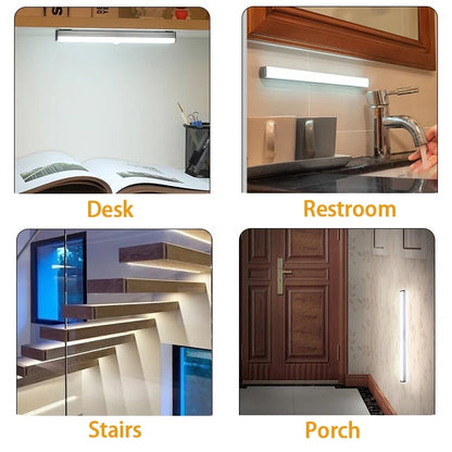 🔥2025 HOT SALE - Punch-free Smart Sensor Magnetic Rechargeable LED Lights