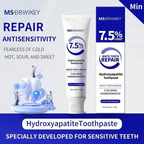 🦷Fluoride-Free Hydroxyapatite Toothpaste| Enamel Repair | Breath Freshening |Effective whitening