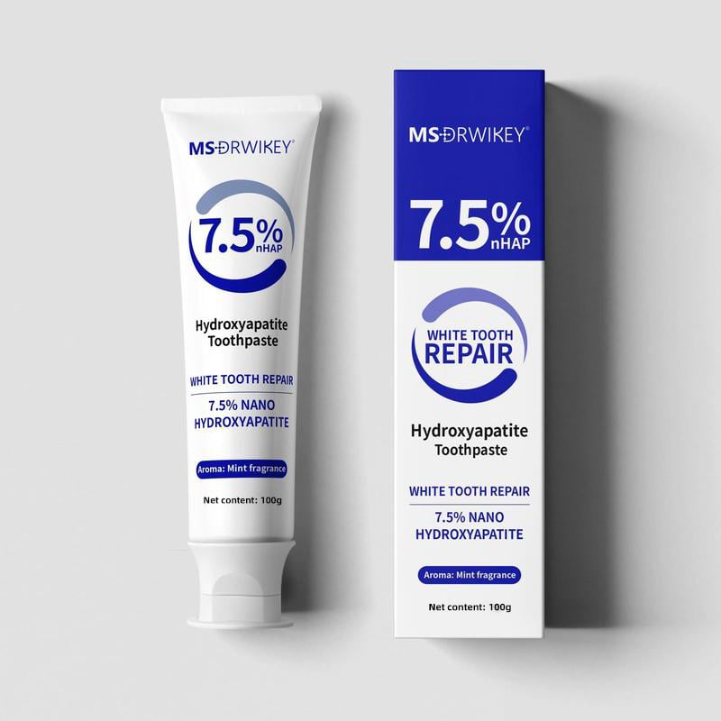 🦷Fluoride-Free Hydroxyapatite Toothpaste| Enamel Repair | Breath Freshening |Effective whitening